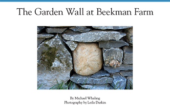 Cover of The Garden Wall at Beekman Farm